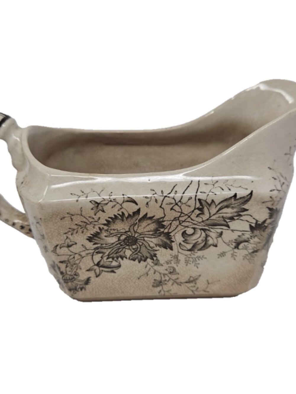 Antique 1850s Minton English Staffordshire Ironstone Gravy Sauce Boat Countess - Picture 3 of 7